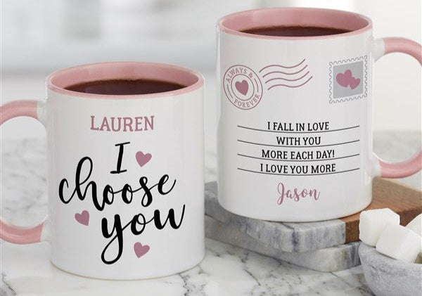 11 oz Color block mugs