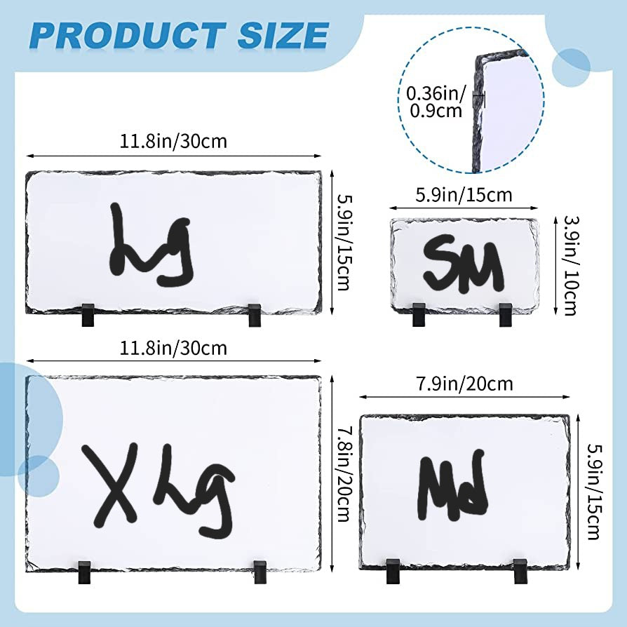 Custom photo slate