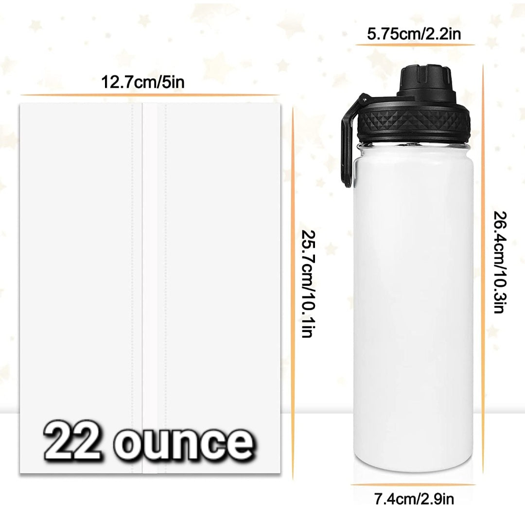 Custom 22 oz sports top cup/ no straw