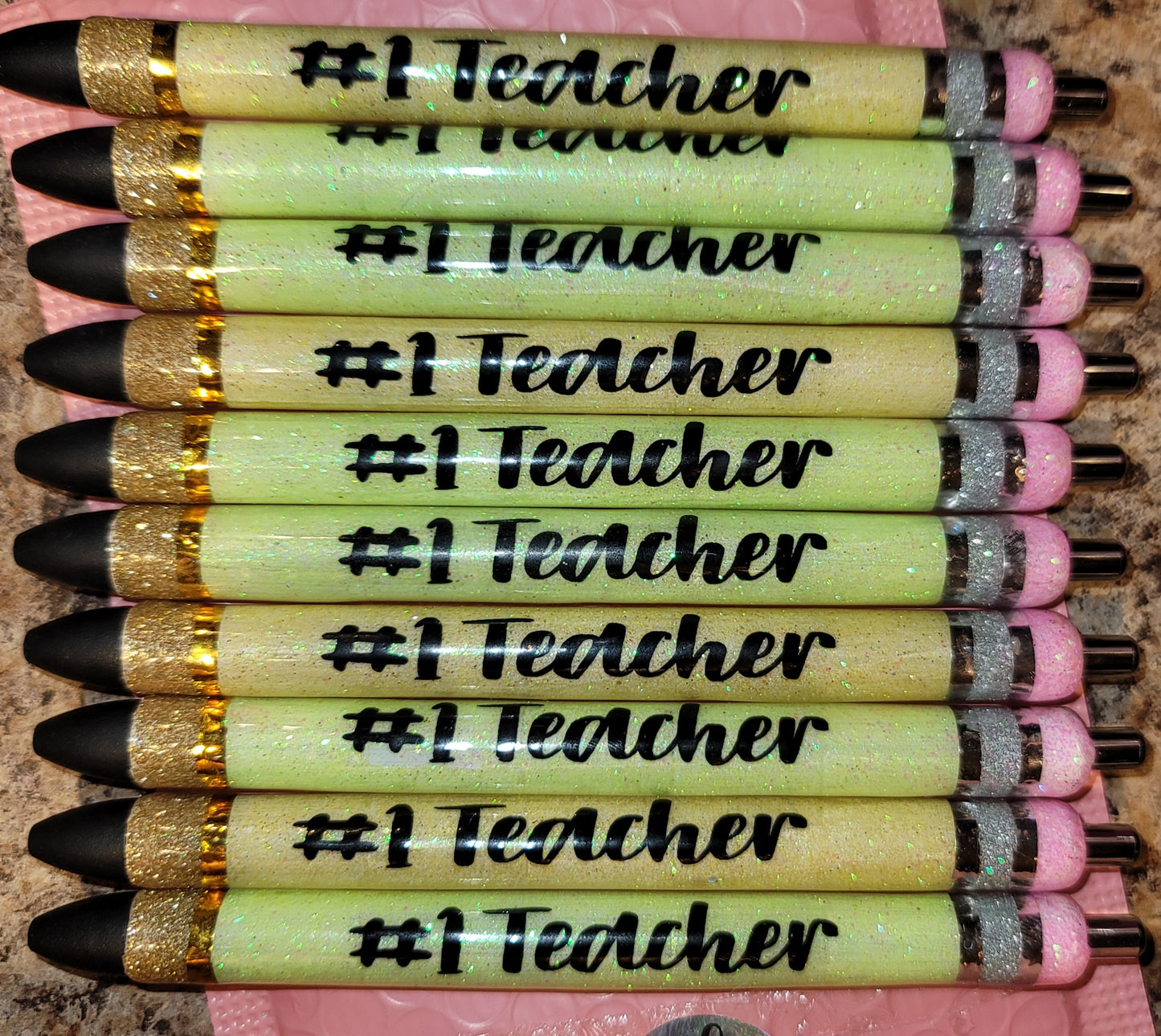 Teacher epoxy pens