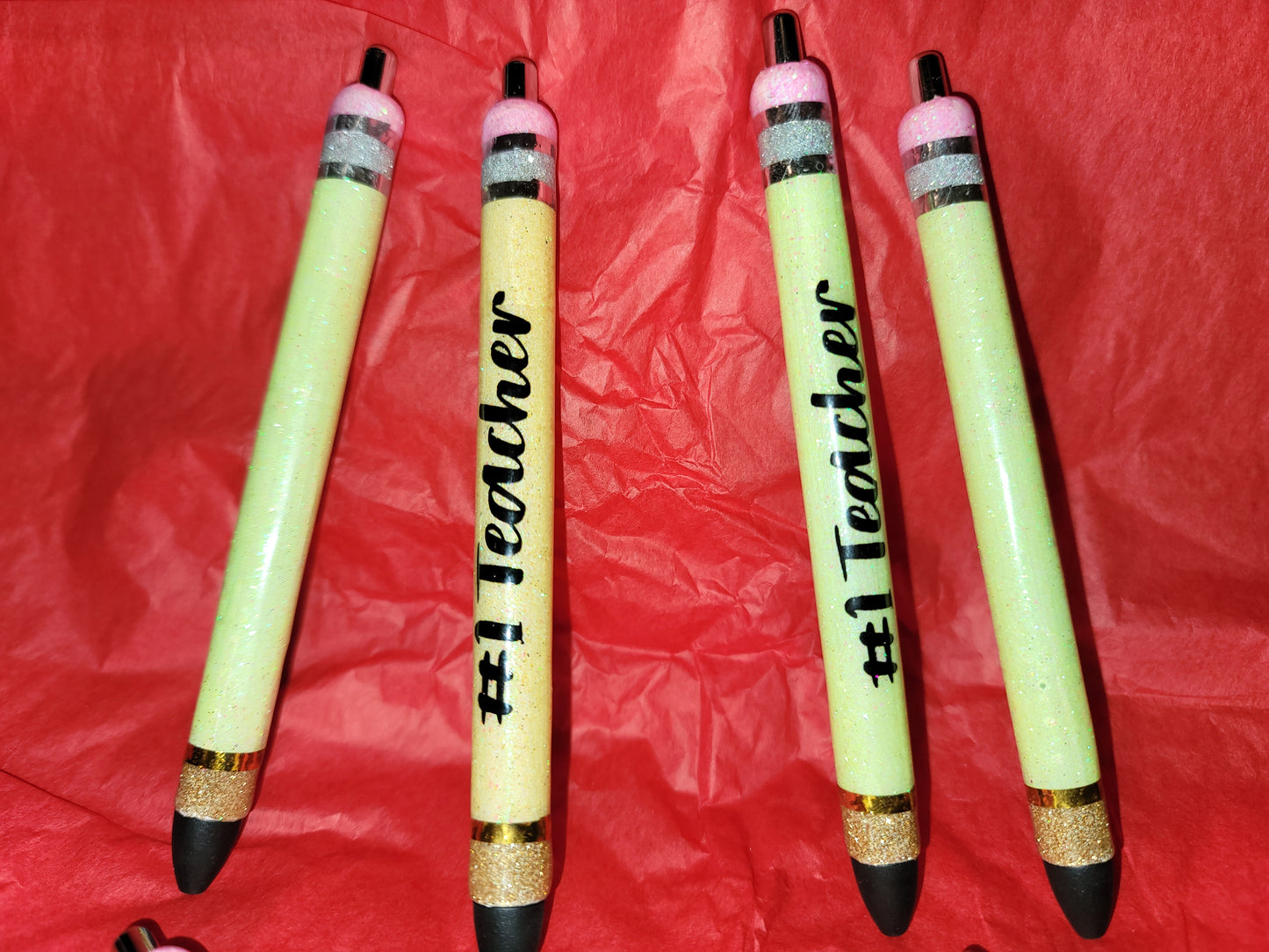 Teacher epoxy pens