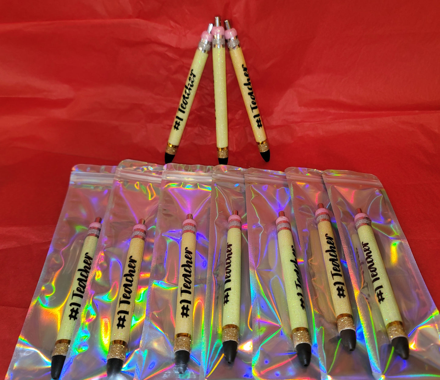 Teacher epoxy pens