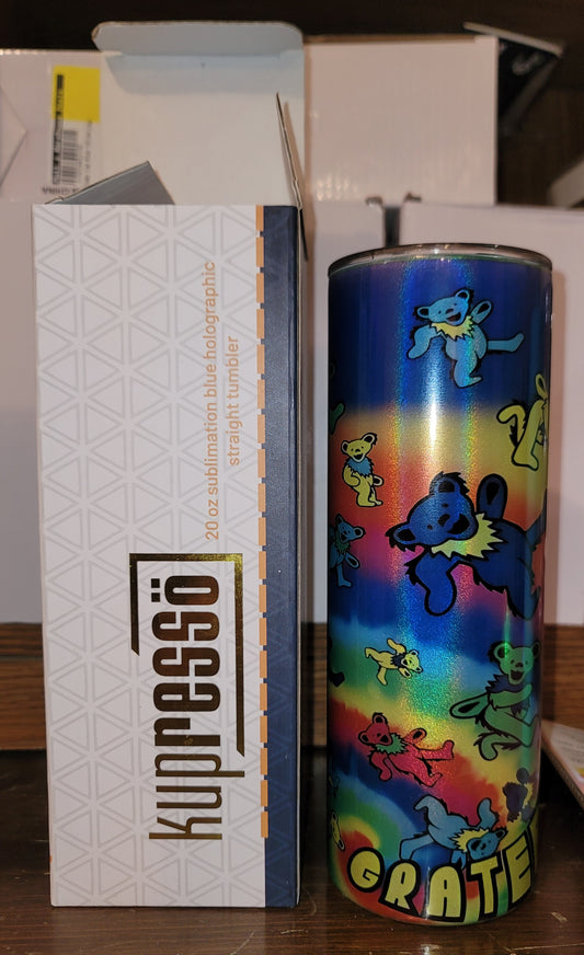 Grateful dead 20 oz tumbler