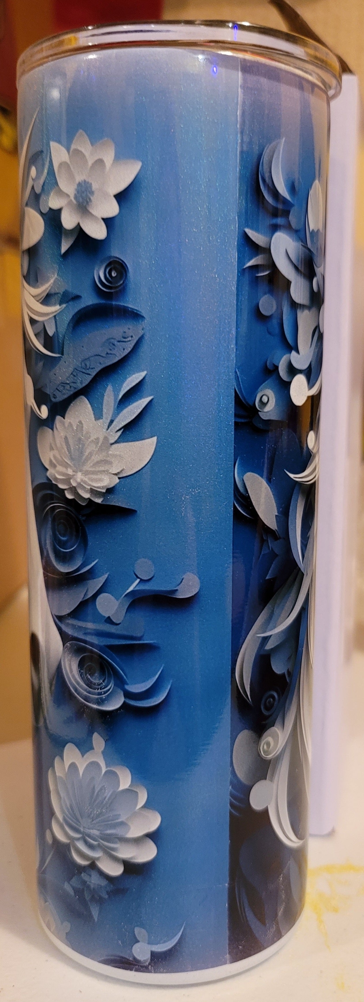 3d horse shimmer tumbler