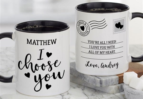 11 oz Color block mugs